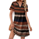 WISTERIA™ – Relaxed Boho V-Neck Dress