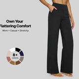 WHITNEY™ - Comfortable High-Waist Wide Leg Pants for Yoga and Outdoor Fun