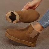 AVELINA™ - Women's Thick-Soled Winter Snow Boots Casual Ankle Boots