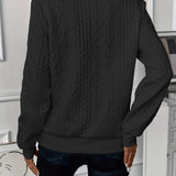EMMA™ |  Elegant Quarter-Zip Sweater