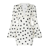 MARGO™ – Chic Long Sleeve V Neck Bodycon Mini Dress