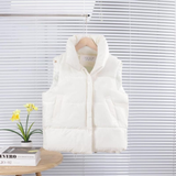 ALULA™ - Comfy Oversized High Neck Sleeveless Puffer Jacket