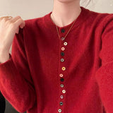 AALIYAH™ | Elegant Buttoned Knit Cardigan