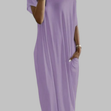 SHAEL™ - Loose Fit Round Neck Sleep Nightdress