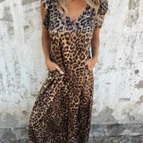 CASSANDRA™ - Trendy V-Neck Jumpsuit
