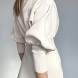 CAROLYN™ - Classy Balloon Sleeve Dress