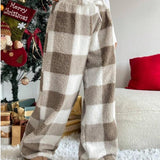 AMBER™ - Comfortable Plaid Straight Pants for Cold Weather Wear