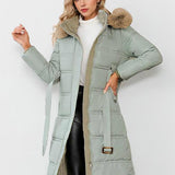 LEYLA™ - Stylish Plush Coat with Waist Tie for Cozy Fall & Winter