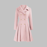 DAMI™ - Classy Double Button Long Sleeve Coat