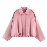 MORTIZIA™ – Sophisticated Cropped Contemporary Aviator Jacket