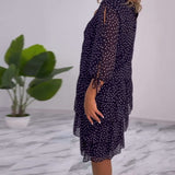 ELINA™ - Dotted Elegance Dress