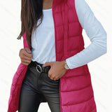 RAIN™ - Casual Sleeveless Hood Long Puffer Vest