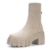 AVA™ - Women Chelsea Ankle Boots Chunky Slip On Booties