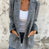 LUCINDA™ - Classic Plaid Blazer
