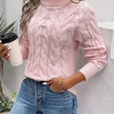 MAIKA™ - Cable Knit Turtleneck Sweater
