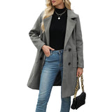 MOORE™ - Casual Wool Blend Warm Coat with Notch Lapel for Winter Wear