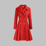 DAMI™ - Classy Double Button Long Sleeve Coat