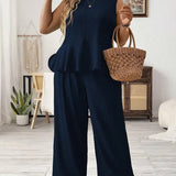 SITTI™ – Lightweight Summer Casual Two-Piece Outfit