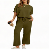 JULIE™ – Women's Oversized Cropped Lounge Set