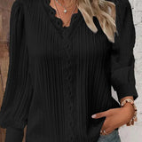 RENATA™ - Classic Pleated Top