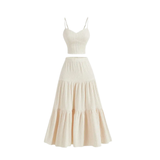 HALLIE™ – Breezy Crop Cami & A-Line Skirt Set