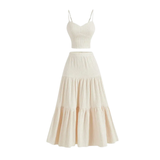 BREELYN™ – Sleek Crop Cami & A-Line Skirt Set