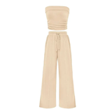 SOLVEIG™ – Relaxed Ribbed Knit Crop Set