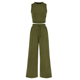 NELLA™ – Ribbed Knit Sleeveless Lounge Set