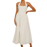 KATE™ – Elegant Sleeveless High-Waist Dress