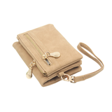 WINIFRED™ – Vintage Zip-Around Mini Wristlet Wallet