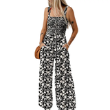 SOLARA™ – Boho Printed Wide-Leg Jumpsuit