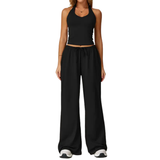 REEVA™ – Cooling Wide-Leg Sweatsuit Set