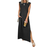 BREEANA™ – Relaxed Sleeveless Split Maxi Dress