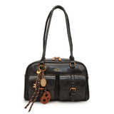 VESPER™ – Vintage Structured PU Leather Satchel
