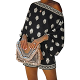ZINDEL™ – Boho Lantern Sleeve Linen Co-Ord Set