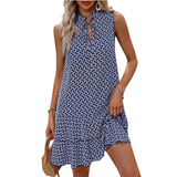 NAOMI™ – Bohemian Printed Strappy Midi Dress