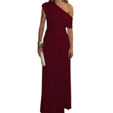 CELINA™ – Sexy Asymmetric Pleated Midi Dress