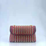 LAVIERA™ - Chic Chain Colored Diamond Shoulder Bag