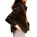 DOROTHEA™ – Refined Double-Faced Wool Pea Coat