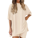 LENNIE™ – Soft Solid Lounge Short Set