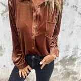 DAHLIA™ - Soft Velvet Shirt