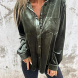 DAHLIA™ - Soft Velvet Shirt