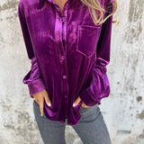 DAHLIA™ - Soft Velvet Shirt