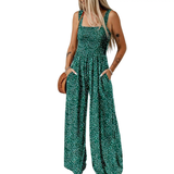 SOLARA™ – Boho Printed Wide-Leg Jumpsuit