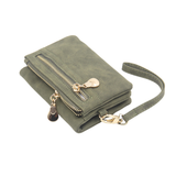 WINIFRED™ – Vintage Zip-Around Mini Wristlet Wallet