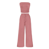 SOLVEIG™ – Relaxed Ribbed Knit Crop Set