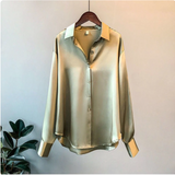 FLORENCE™ | Silky Long-Sleeve Blouse