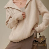 ELODIE™ - Comfy Half-Zip Sweater