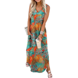 SOLANGE™ – Breezy Floral Pocket Maxi Dress