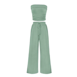 SOLVEIG™ – Relaxed Ribbed Knit Crop Set